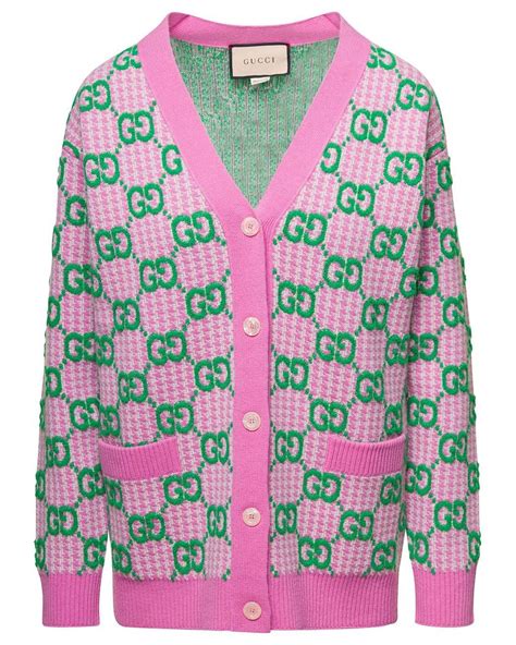 gucci dogs pink sweatshirt|Gucci pink and green sweater.